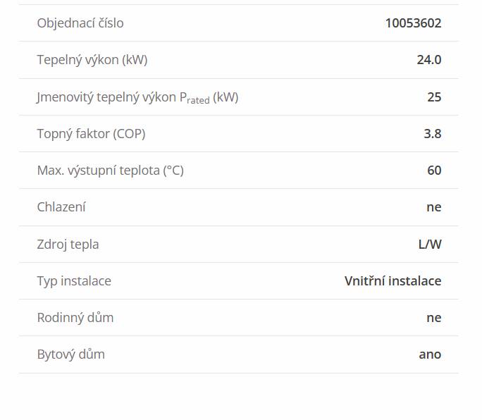 Tepelné čerpadlo Alpha Innotec LW 251 1