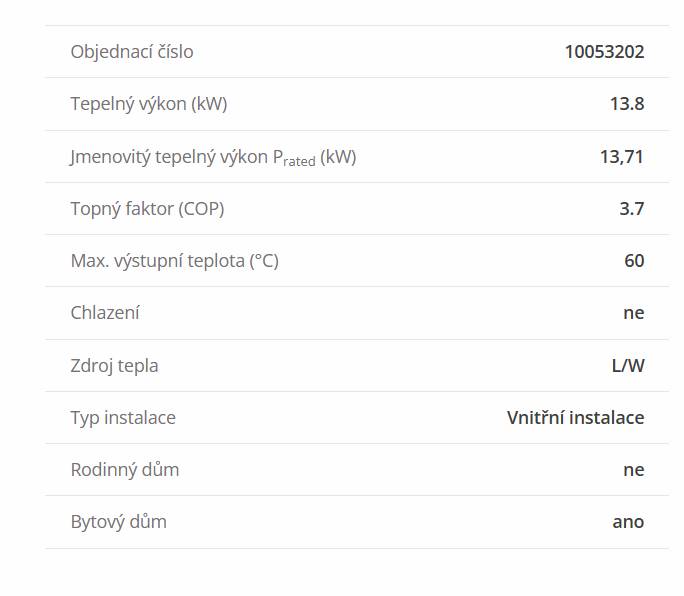 Tepelné čerpadlo Alpha Innotec LW 140 1